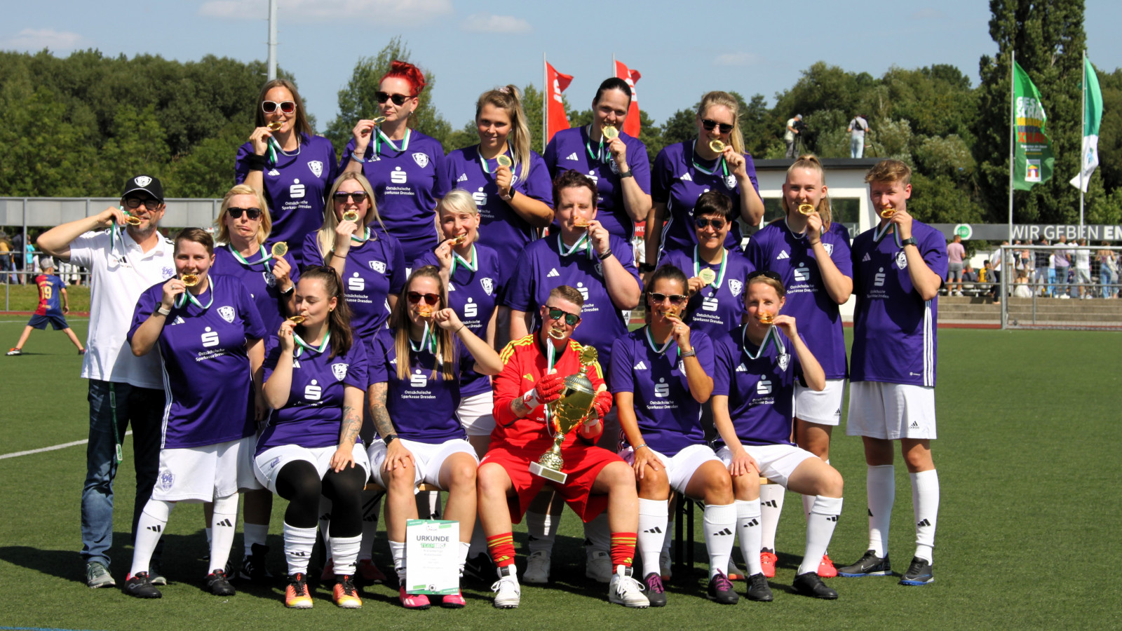 Die VfL-Frauen treten in der Saison 2025/2026 als amtierende Kreismeisterinnen an. Foto: VfL